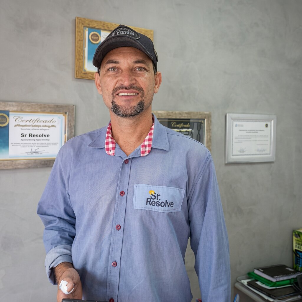 Adilson, proprietário da Sr Resolve, marido de aluguel em Sinop MT